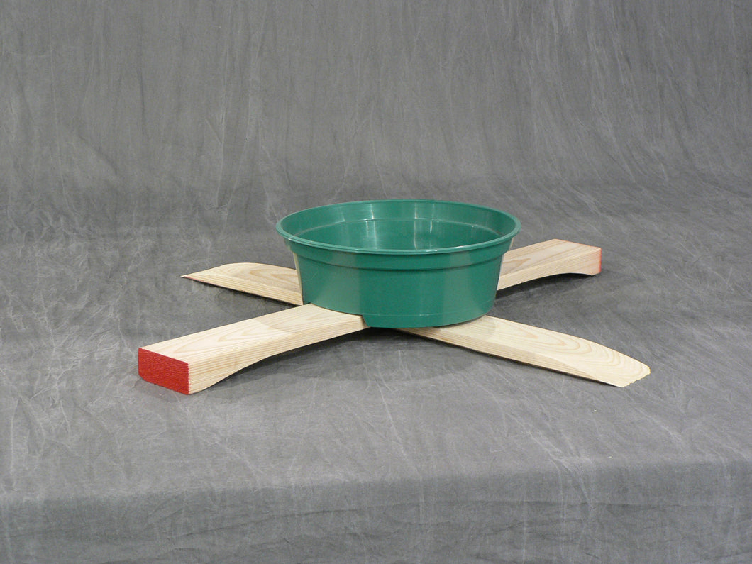 Wood Stands & Water Bowls